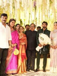pictures of Brahmanandam's son's wedding